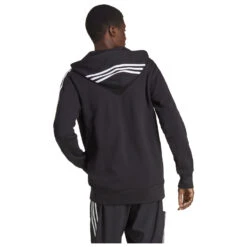ADIDAS 3-Stripes FT Full Zip Hoody - Hoodie -Outdoorbekleidung adidas 3 stripes ft full zip hoody hoodie detail 8