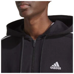 ADIDAS 3-Stripes FT Full Zip Hoody - Hoodie -Outdoorbekleidung adidas 3 stripes ft full zip hoody hoodie detail 9