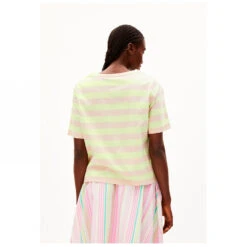 Armedangels Women's Finiaa Block Stripes - T-Shirt 9 Armedangels Women's Finiaa Block Stripes - T-Shirt -Outdoorbekleidung armedangels womens finiaa block stripes t shirt detail 3