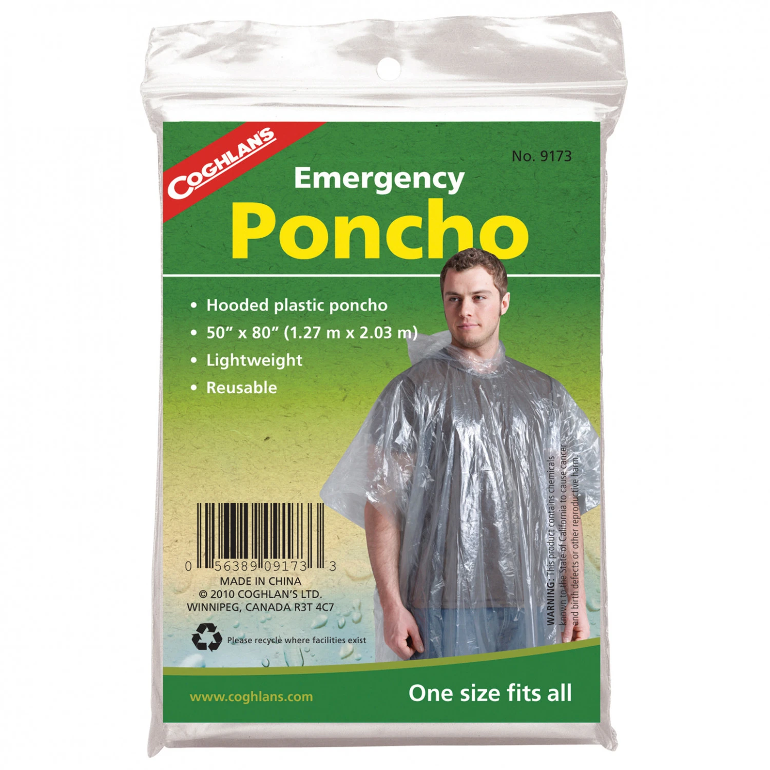 Coghlans Notfall-Poncho - Poncho 5 Coghlans Notfall-Poncho - Poncho – Bild 3
