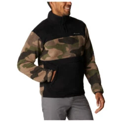 Columbia Rugged Ridge Sherpa Half Snap - Fleecepullover -Outdoorbekleidung columbia rugged ridge sherpa half snap fleecepullover detail 4
