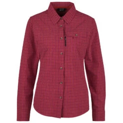 Halti Women's Leiri L/S Check Shirt - Bluse -Outdoorbekleidung halti womens leiri l s check shirt bluse 1