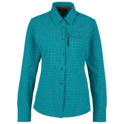 Halti Women's Leiri L/S Check Shirt - Bluse -Outdoorbekleidung halti womens leiri l s check shirt bluse 2