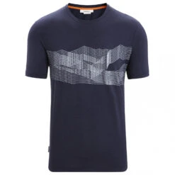 Icebreaker Central Classic S/S Tee St Anton - Merinoshirt