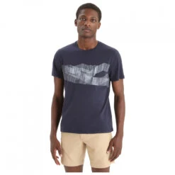 Icebreaker Central Classic S/S Tee St Anton - Merinoshirt -Outdoorbekleidung icebreaker central classic s s tee st anton merinoshirt detail 3