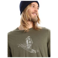 Icebreaker Tech Lite II L/S Tee Skiing Yeti - Merinoshirt -Outdoorbekleidung icebreaker tech lite ii l s tee skiing yeti merinoshirt detail 4