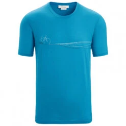 Icebreaker Tech Lite II S/S Tee Cadence Paths - Merinoshirt -Outdoorbekleidung icebreaker tech lite ii s s tee cadence paths merinoshirt 1
