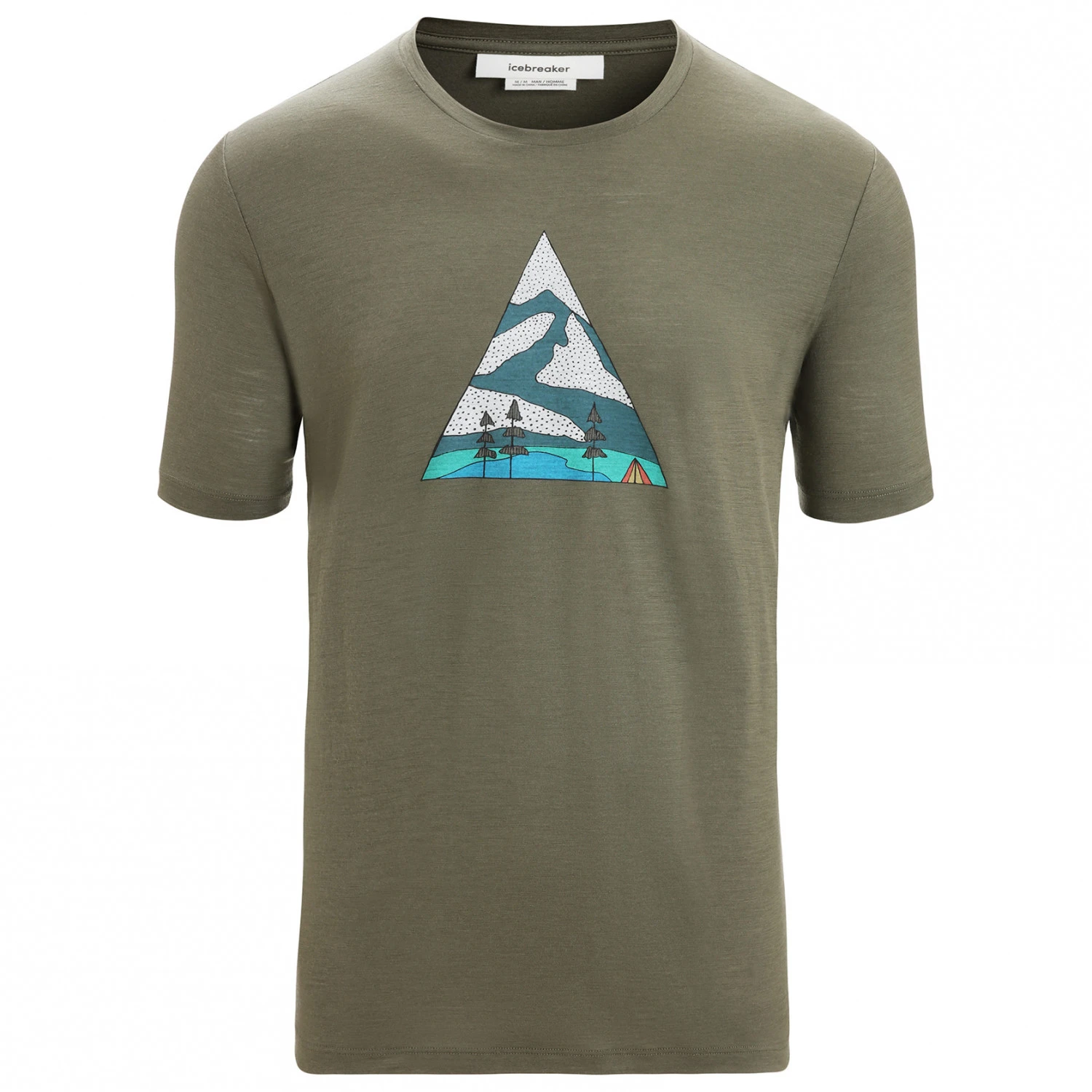 Icebreaker Tech Lite II S/S Tee Camping Grounds - Merinoshirt 9 Icebreaker Tech Lite II S/S Tee Camping Grounds - Merinoshirt – Bild 7