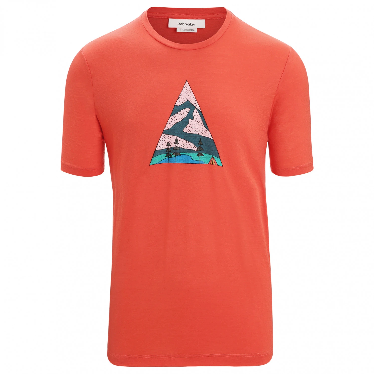 Icebreaker Tech Lite II S/S Tee Camping Grounds - Merinoshirt 3 Icebreaker Tech Lite II S/S Tee Camping Grounds - Merinoshirt