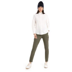 Icebreaker Women's Berlin L/S Shirt - Bluse 13 Icebreaker Women's Berlin L/S Shirt - Bluse -Outdoorbekleidung icebreaker womens berlin l s shirt bluse detail 4