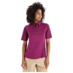 Icebreaker Women's Hike S/S Top - Polo-Shirt -Outdoorbekleidung icebreaker womens hike s s top polo shirt detail 3