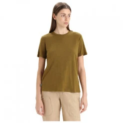 Icebreaker Women's Merino Linen S/S Tee - Merinoshirt -Outdoorbekleidung icebreaker womens merino linen s s tee merinoshirt detail 3