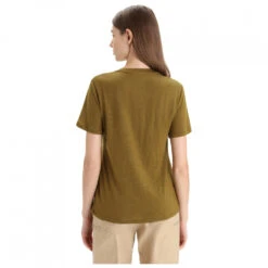 Icebreaker Women's Merino Linen S/S Tee - Merinoshirt -Outdoorbekleidung icebreaker womens merino linen s s tee merinoshirt detail 4