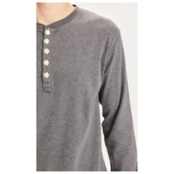 KnowledgeCotton Apparel Cedar L/S Henley - Longsleeve -Outdoorbekleidung knowledgecotton apparel cedar l s henley longsleeve detail 5