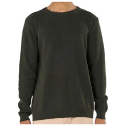 KnowledgeCotton Apparel Zig-Zag Badge Knit O-Neck - Pullover -Outdoorbekleidung knowledgecotton apparel zig zag badge knit o neck pullover 1