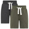 Minymo Boy's Basic 53 Sweat Short (2-Pack) - Shorts -Outdoorbekleidung minymo boys basic 53 sweat short 2 pack shorts