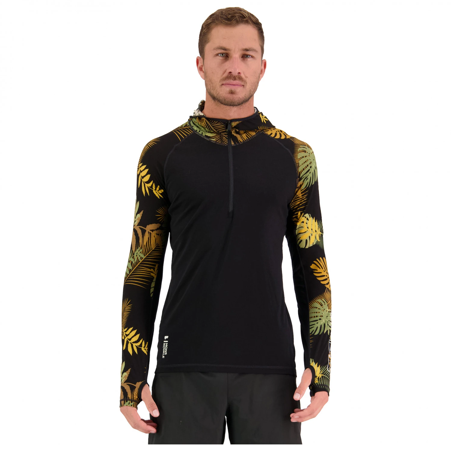 Mons Royale Temple Merino Air-Con Hood - Merinoshirt 5 Mons Royale Temple Merino Air-Con Hood - Merinoshirt – Bild 3