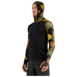 Mons Royale Temple Merino Air-Con Hood - Merinoshirt 13 Mons Royale Temple Merino Air-Con Hood - Merinoshirt -Outdoorbekleidung mons royale temple merino air con hood merinoshirt detail 5
