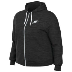 Nike Women's Sportswear Gym Vintage Full-Zip Hoodie - Sweat- & Trainingsjacke -Outdoorbekleidung nike womens sportswear gym vintage full zip hoodie sweat trainingsjacke 1