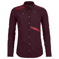 Ortovox Women's Merino Ashby Shirt L/S - Hemd -Outdoorbekleidung ortovox womens merino ashby shirt l s hemd 1