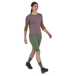 Patagonia Women's Merino 3/4 Sleeve Bike Jersey - Longsleeve -Outdoorbekleidung patagonia womens merino 3 4 sleeve bike jersey longsleeve detail 3