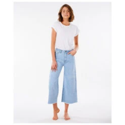 Rip Curl Women's Sparrows Crop Wide Leg - Jeans -Outdoorbekleidung rip curl womens sparrows crop wide leg jeans detail 4