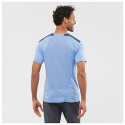 Salomon Outline S/S Tee - Funktionsshirt -Outdoorbekleidung salomon outline s s tee funktionsshirt detail 3