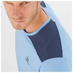 Salomon Outline S/S Tee - Funktionsshirt -Outdoorbekleidung salomon outline s s tee funktionsshirt detail 4