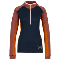 Stoic Women's Merino260 StadjanSt. 3/4 Zip W. Hood - Merinohoodie -Outdoorbekleidung stoic womens merino260 stadjanst 3 4 zip w hood merinohoodie 1