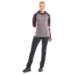 Stoic Women's Merino260 StadjanSt. 3/4 Zip W. Hood - Merinohoodie -Outdoorbekleidung stoic womens merino260 stadjanst 3 4 zip w hood merinohoodie detail 10