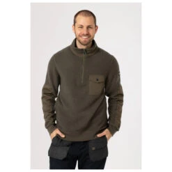 Super.natural Compound Quarter - Fleecepullover -Outdoorbekleidung supernatural compound quarter fleecepullover detail 3