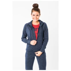 Super.natural Women's Essential Zip Hoodie - Merinohoodie 11 Super.natural Women's Essential Zip Hoodie - Merinohoodie -Outdoorbekleidung supernatural womens essential zip hoodie merinohoodie detail 3