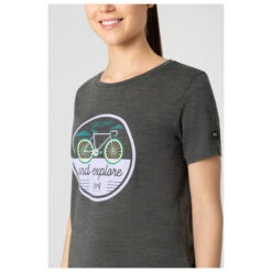 Super.natural Women's Go Out Tee - Merinoshirt -Outdoorbekleidung supernatural womens go out tee merinoshirt detail 5