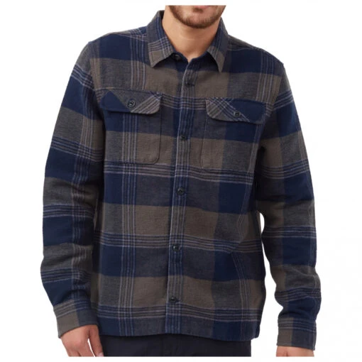 Tentree Heavy Weight Flannel Shirt - Hemd -Outdoorbekleidung tentree heavy weight flannel shirt hemd