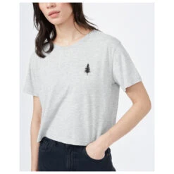 Tentree Women's Golden Spruce Crop T-Shirt - T-Shirt -Outdoorbekleidung tentree womens golden spruce crop t shirt t shirt detail 2