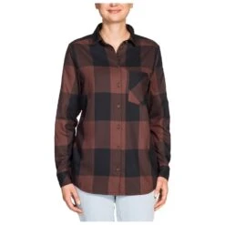 VAUDE Women's Farsund L/S Shirt - Bluse -Outdoorbekleidung vaude womens farsund l s shirt bluse detail 3
