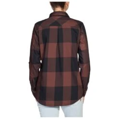 VAUDE Women's Farsund L/S Shirt - Bluse -Outdoorbekleidung vaude womens farsund l s shirt bluse detail 4