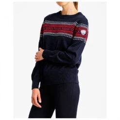 We Norwegians Women's Signature Crewneck - Wollpullover -Outdoorbekleidung we norwegians womens signature crewneck wollpullover detail 4